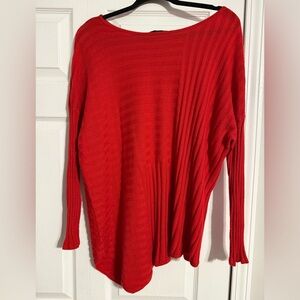 INC International Concepts Vibrant Red Knitwear Size L